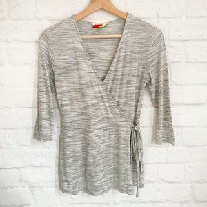 Modcloth Fervour Wrap Surplice Top Size Small